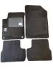 Kit 4 Tapis de sol Auto pour CITROEN DS3 de 2010-2016, avec sigle DS3, moquette noire et clips, Neuf