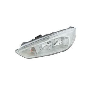 Phare Optique avant gauche à LED pour FORD FOCUS III phase 2 2014-2018, H7+H1, corps chromé, Neuf