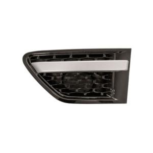 Grille aile avant gauche pour LAND ROVER RANGE ROVER SPORT LR322 2010-2013, noire brillante/argentée, modèle Supercharged - Autobiography Sport Black Pack, Neuve