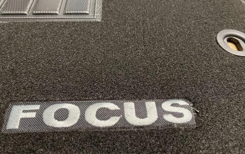 Tapis de Sol pour Voiture avec Logo Compatible Focus Moquette avant et  Arrière