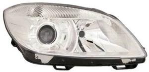 Phare optique avant droit électrique pour SKODA ROOMSTER 2010-2015, H7, 2 paraboles avec moteur électrique, Neuf