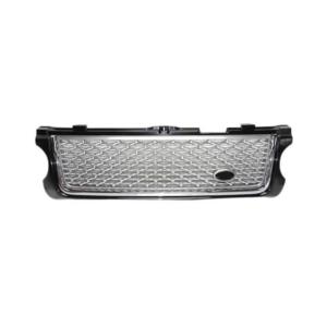 Grille radiateur pour LAND ROVER RANGE ROVER SPORT LR322 2010-2013, noire/noire/argentée, modèle Supercharged - Autobiography Sport Black Pack, Neuve