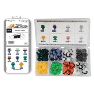 Coffret de 117 assortiments d'agrafes de panneaux de portes pour MERCEDES, SMART, Neuf