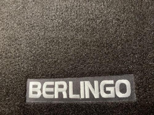 Tapis de Sol pour Voiture avec Logo Compatible Berlingo Moquette