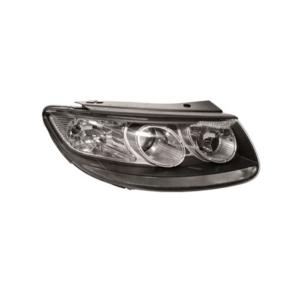 Phare droit électrique H7+H7 pour HYUNDAI SANTA FE II phase 2 2010-2012, avec corps noir, Neuf