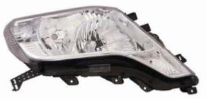 Projecteur droit H11-HB3, avec prédisposition réglage électrique, parabole chromée pour TOYOTA LAND CRUISER 02-2012/12-2017, Neuf