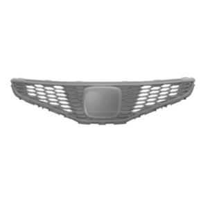 Grille de radiateur pour HONDA JAZZ II phase 1 2008-2011, grise avec trous pour profil chromé, Neuve