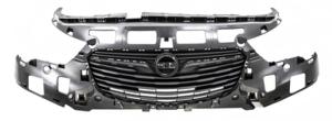 Grille radiateur pour OPEL COMBO V E, depuis 2018, noir, Neuf