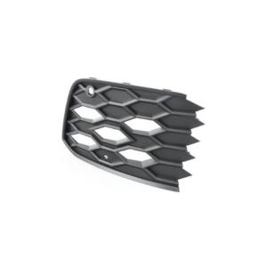 Grille avant gauche pour VOLKSWAGEN GOLF VIII GTI/GTD depuis 2020, avec trous, noire, Neuve