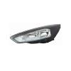 Phare Optique avant gauche à LED pour FORD FOCUS III phase 2 2014-2018, H7+H1, corps noir, Neuf