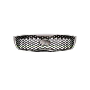 Grille de radiateur pour KIA SORENTO 2014-2017, grise brillante avec profil chromé, Neuve