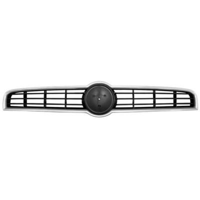 Grille radiateur pour FIAT BRAVO depuis 2007, noire, cadre argent, Mod. ACTIVE-POP-BUSINESS, Neuve